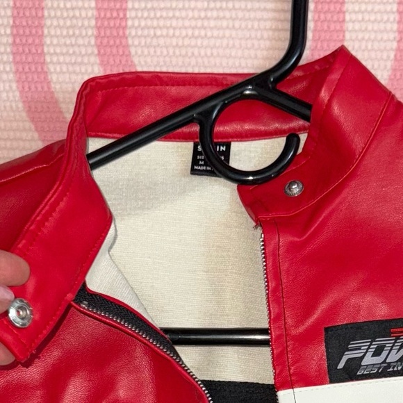 Women's Red and Black Jacket - Picture 5 of 5